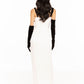 Grace Bow Maxi Dress (White)