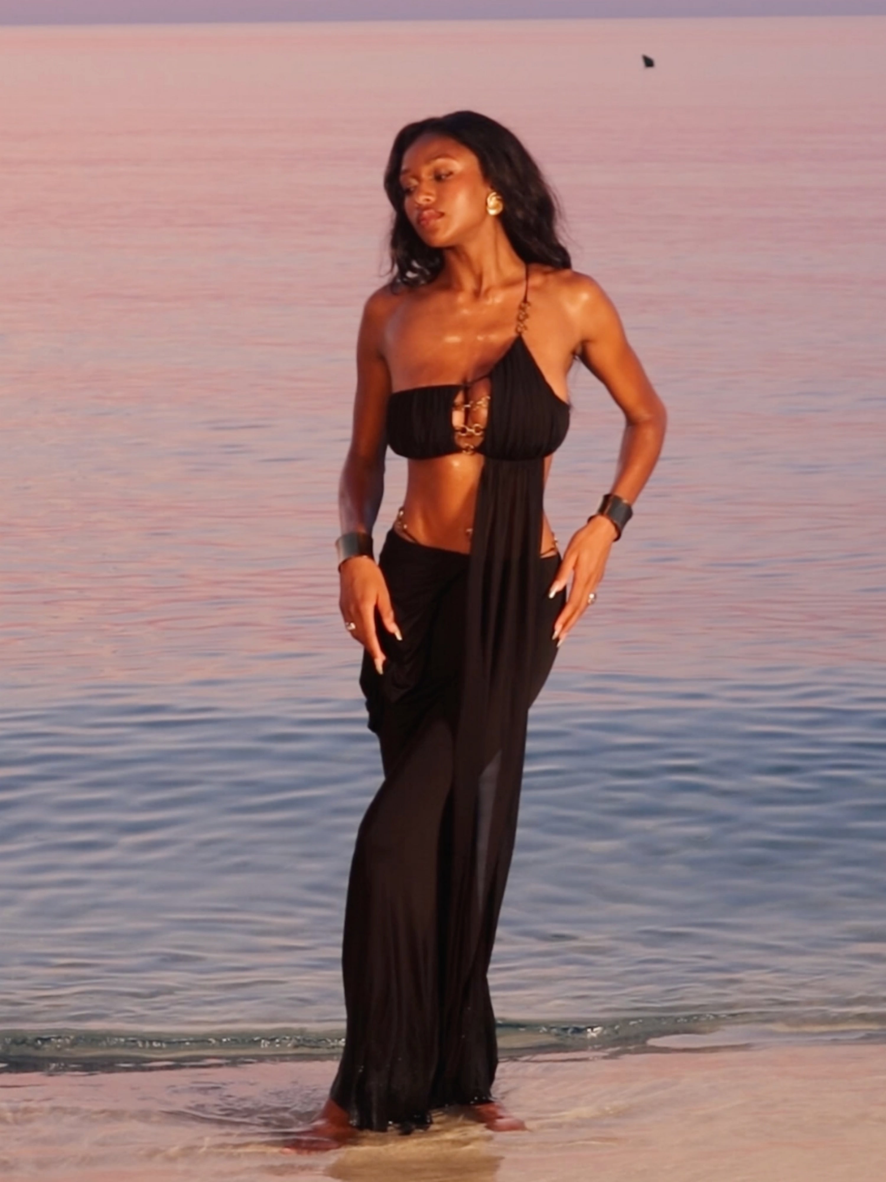 Belladonna One-Shoulder Black Dress | Nana Jacqueline