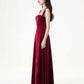 Belle Velvet Maxi Dress (Red)