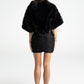 Sophia Fur Coat (Black)