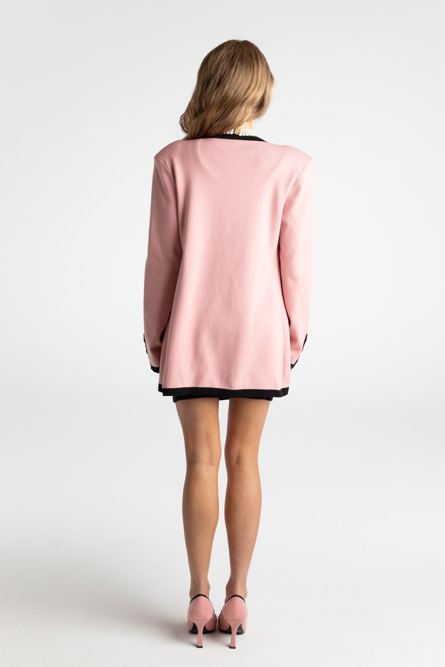 Felicy Knit Jacket (Pink)