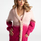 Daphne Diamond Knit Cardigan (Pink)