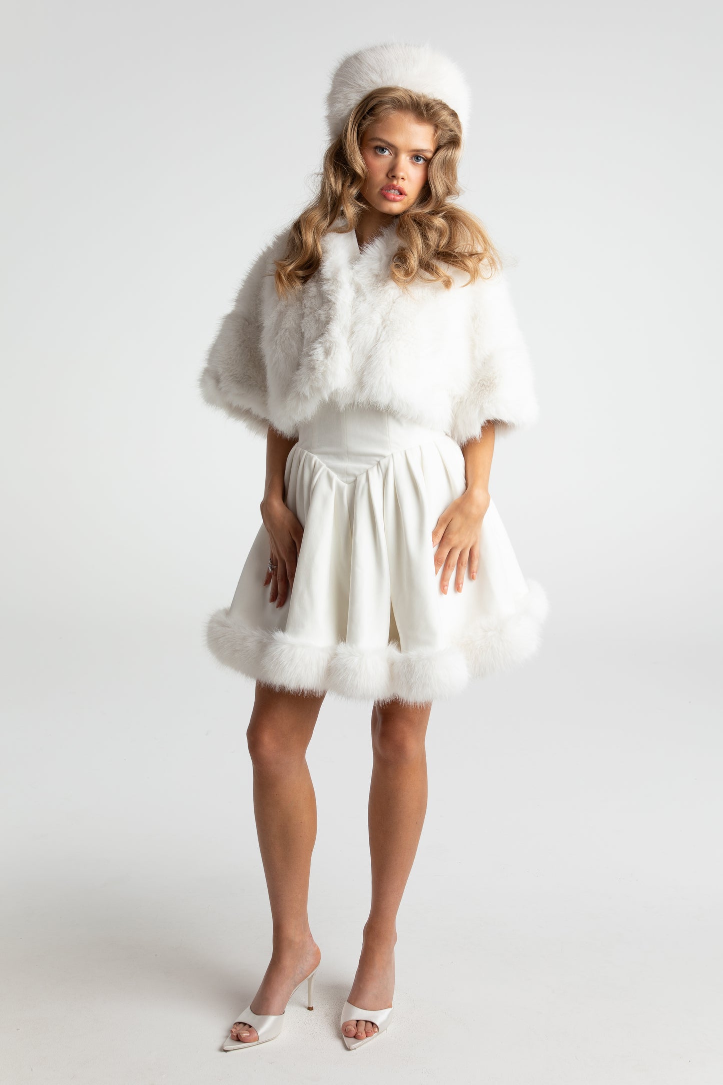 Sophia Fur Coat (White)