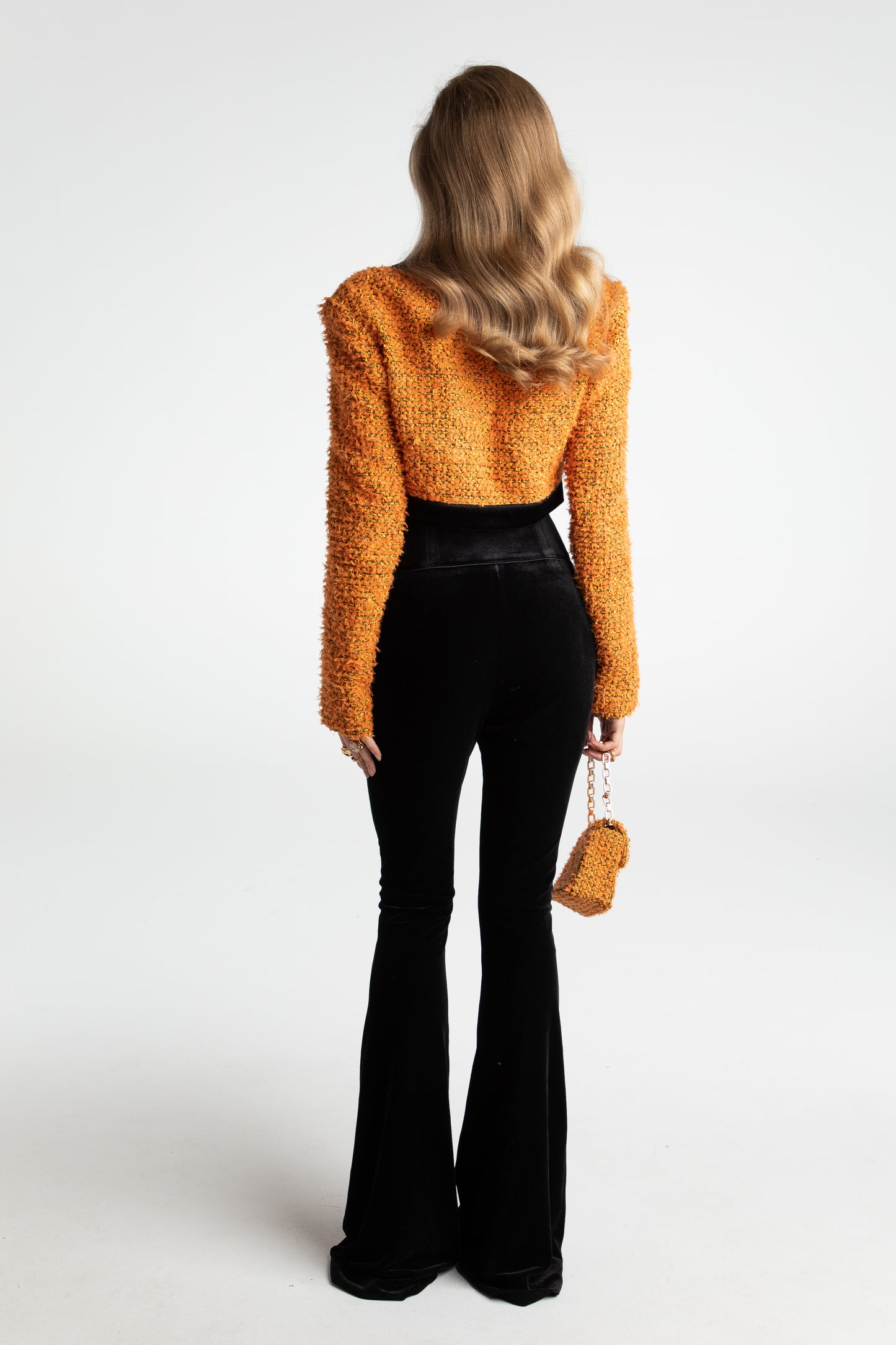 Miranda Crop Jacket (Yellow)