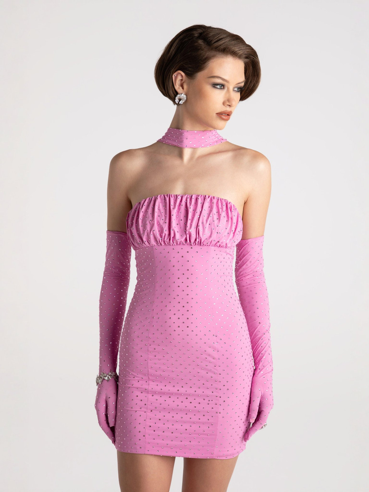 birthday diamond dress Luxe Silver Diamond Rhinestone Birthday Dress