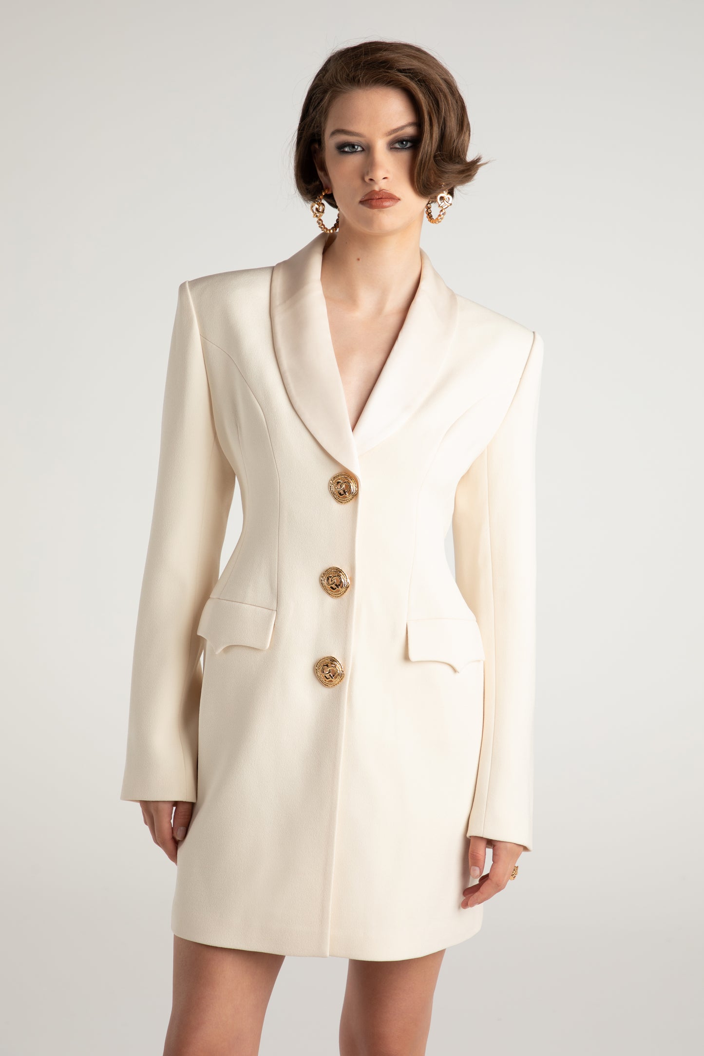 Sasha Suit Jacket (White)