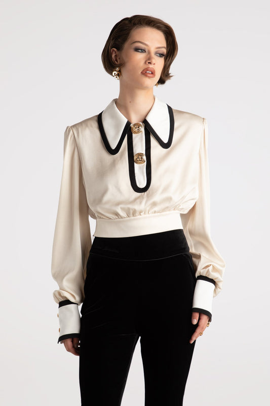 Lori Satin Top (Final Sale)