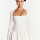 Audrina Dress (White)