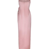 Emilia Satin Dress (Pink)