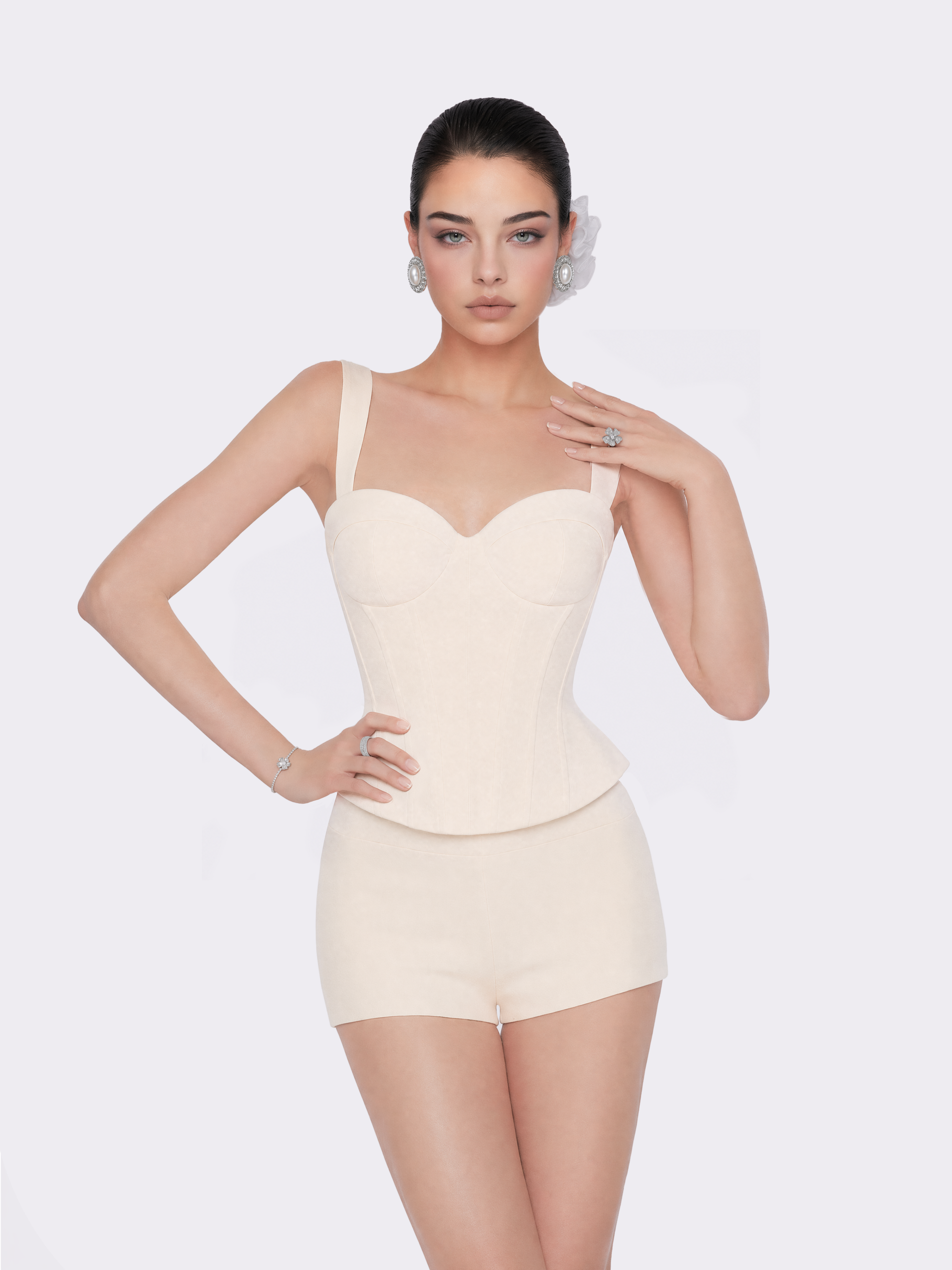 Avalon Corset Champagne Top