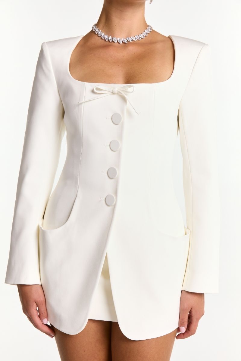 Tiffani Blazer (White)