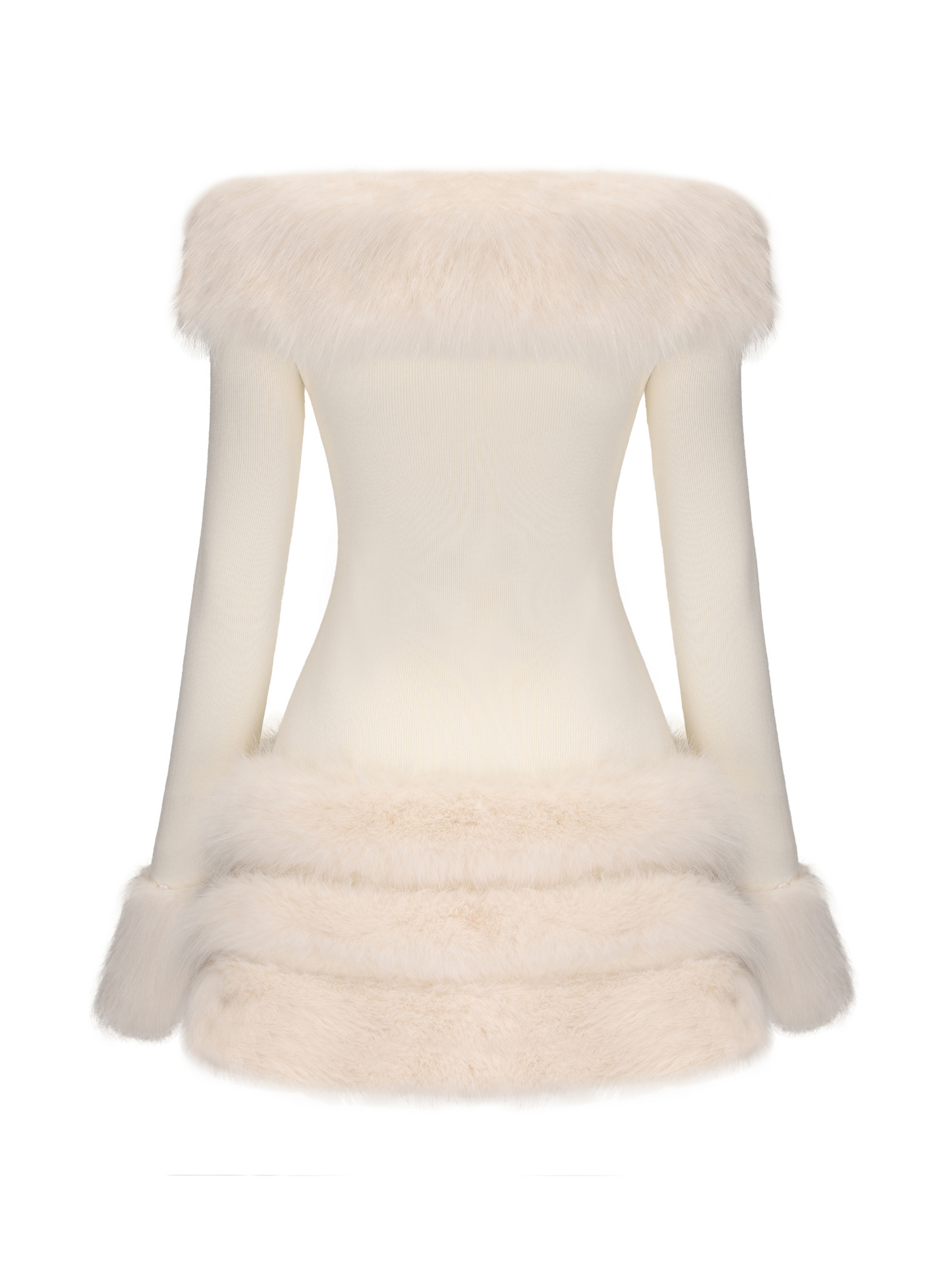 Mila Fur Dress