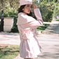 Victoria Bow Coat (Pink)