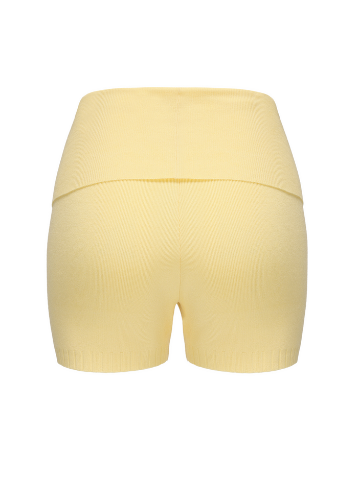 Holly Shorts: Yellow Shorts for Resort Vacation | Nana Jacqueline