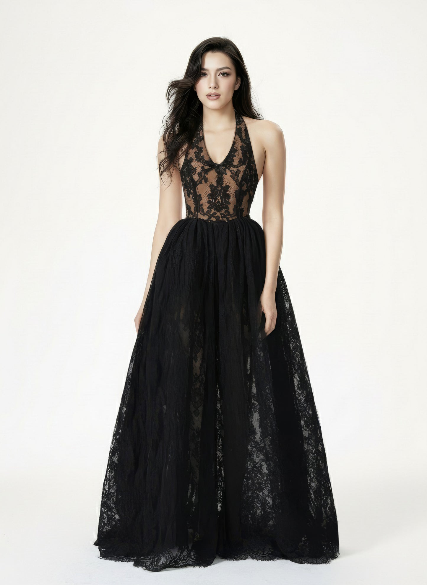 Mirelle Lace Maxi Dress