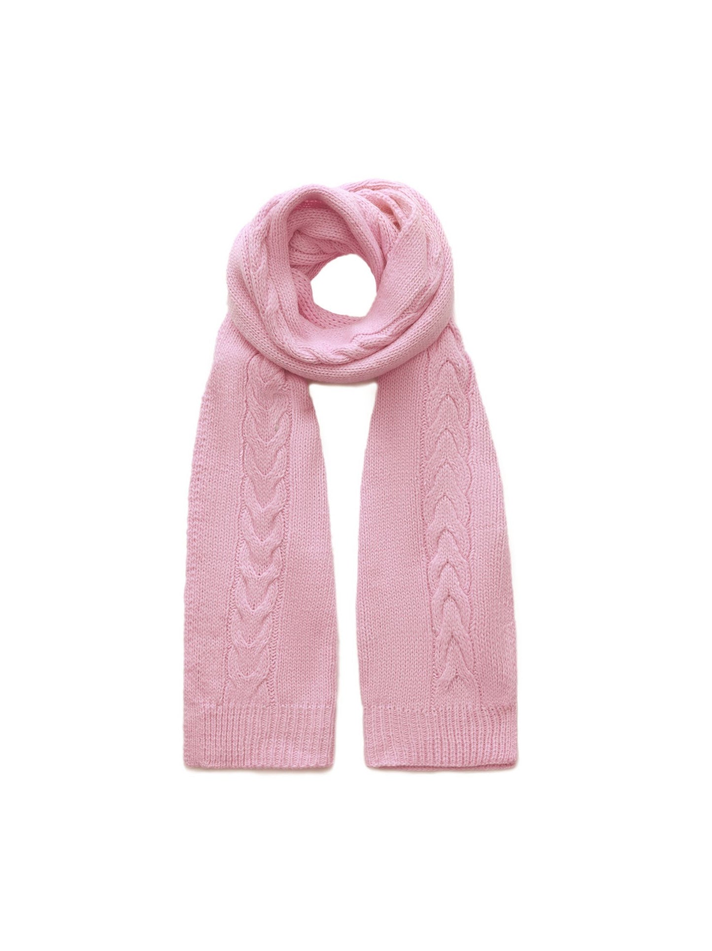 Addison Coat + Scarf Set (Pink)