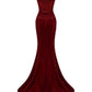 Pauline Velvet Dress (Red)