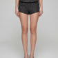 Anabella Shorts (Black & Silver)