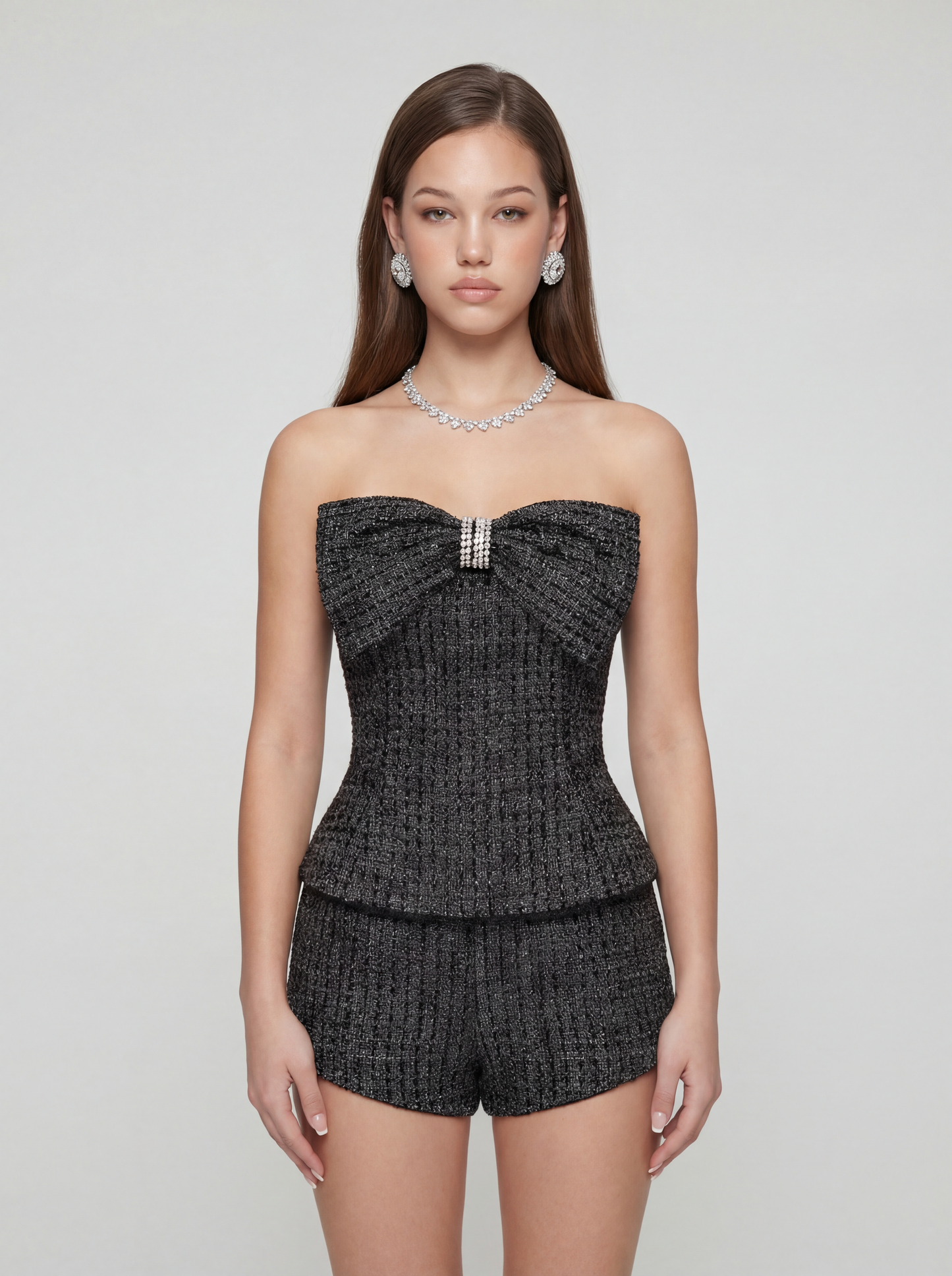 Renée Strapless Bow Top