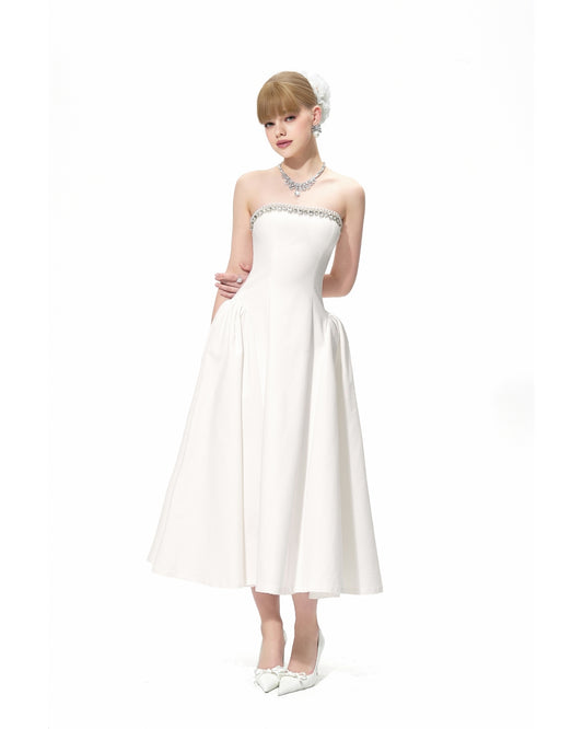 Nicolette Dress (White)