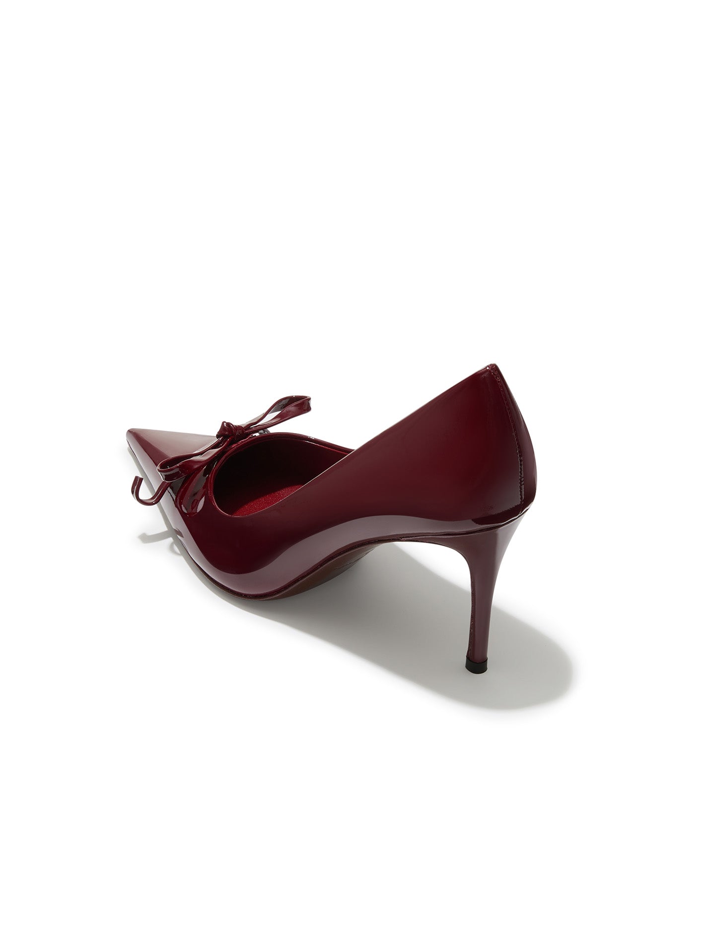 Audrina Bow Heels (Red)