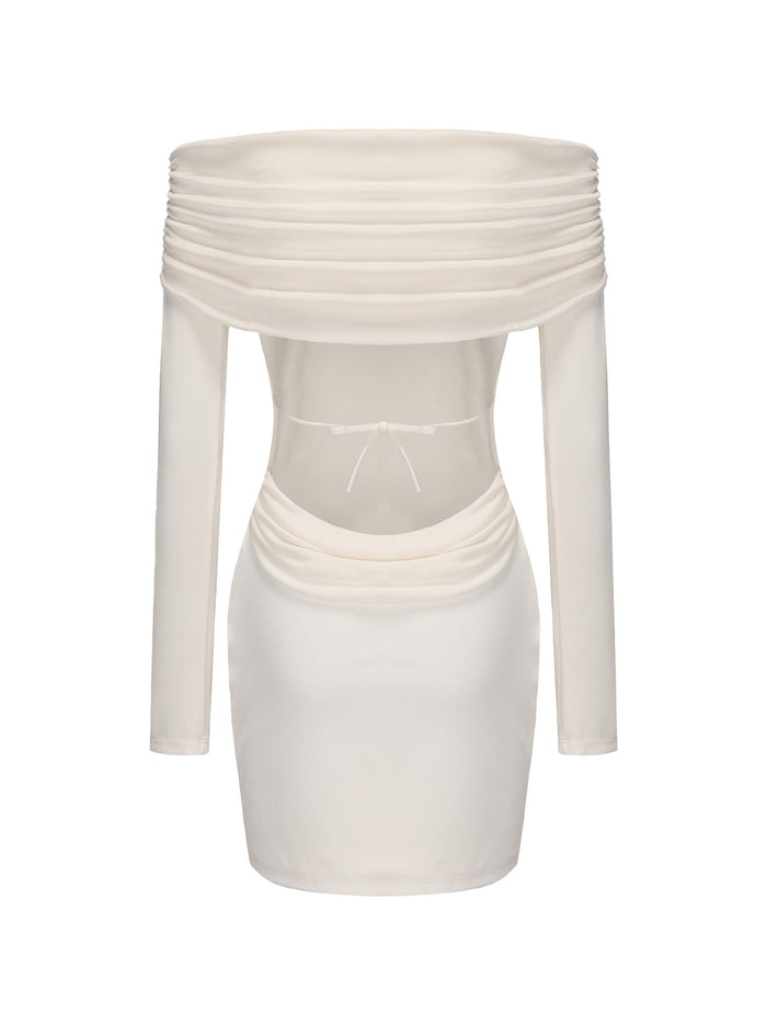 shin nana casual dress Chantel Dress: White Mini Dress for Bridal Shower