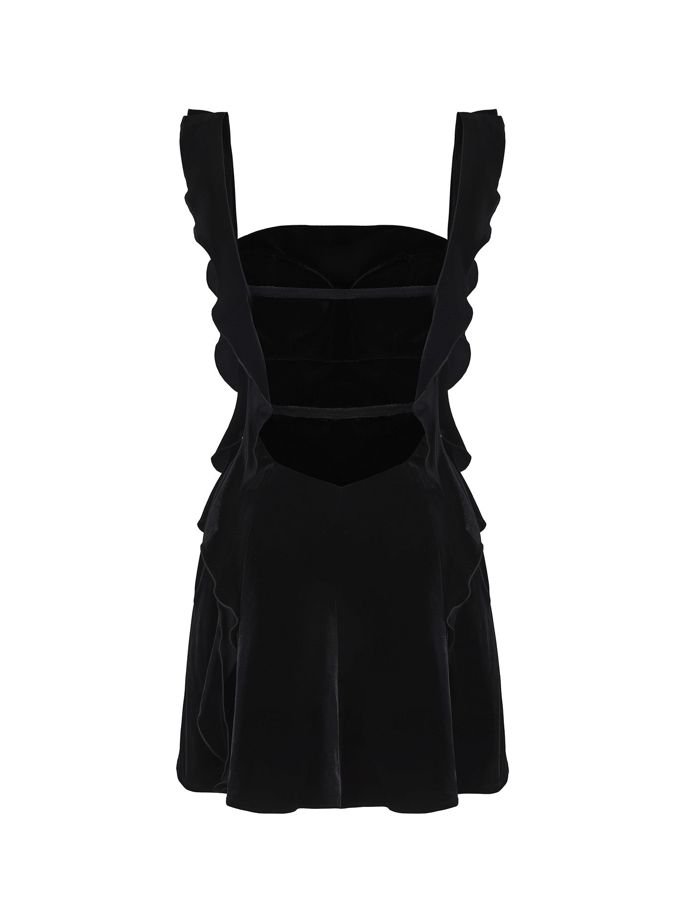 Karina Velvet Dress (Black)