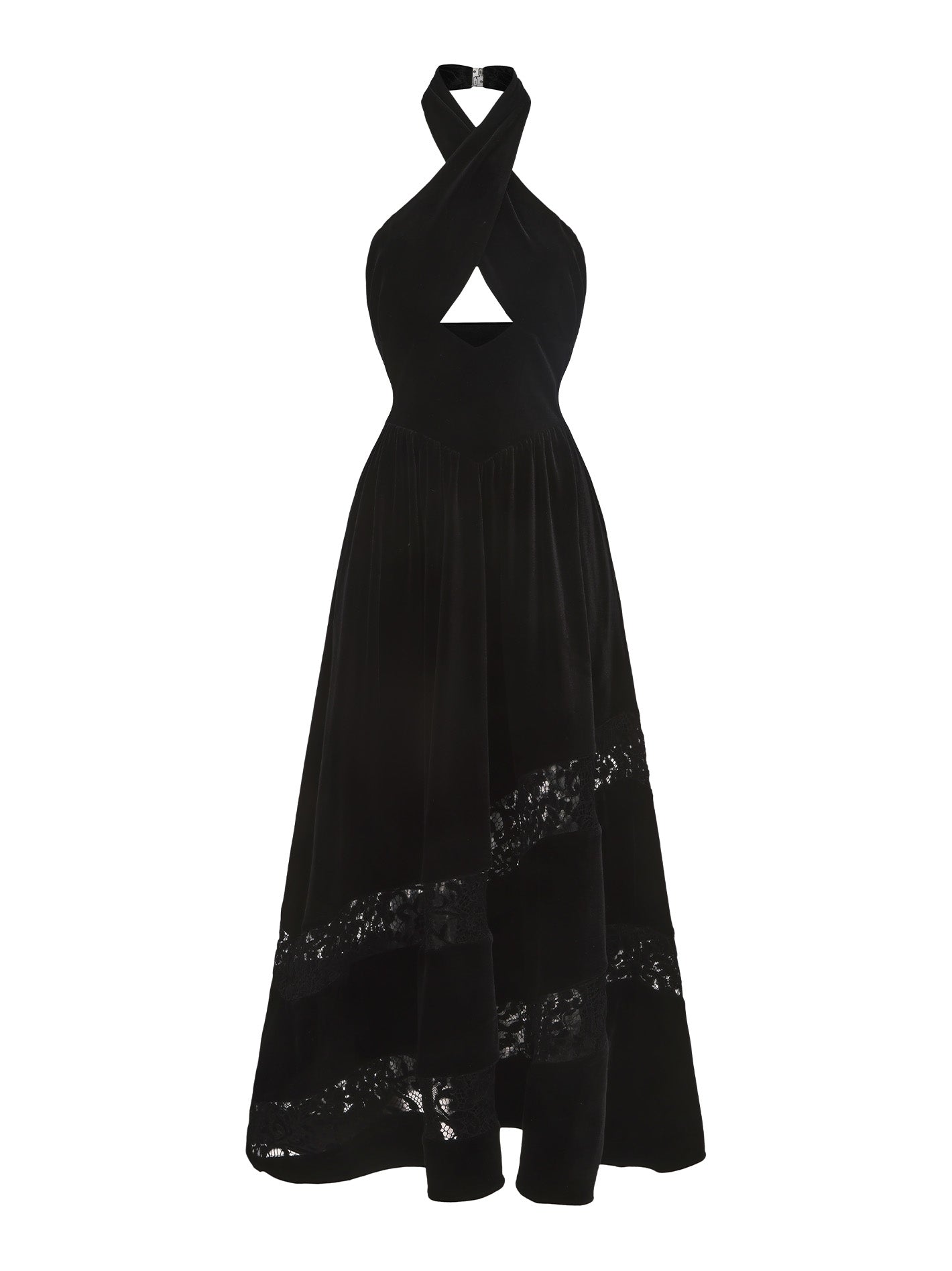 Maxine Velvet Dress (Black)