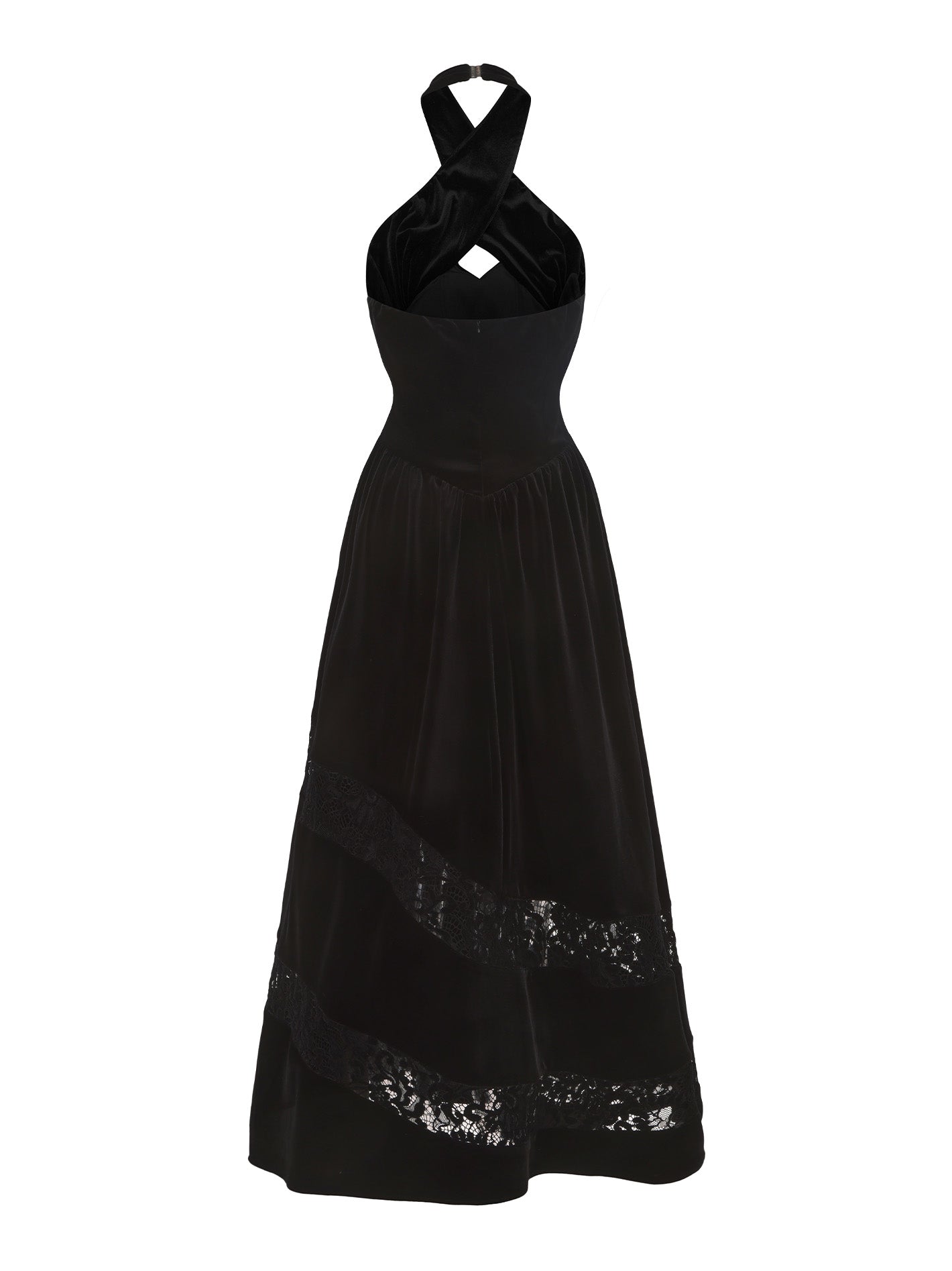 Maxine Velvet Dress (Black)