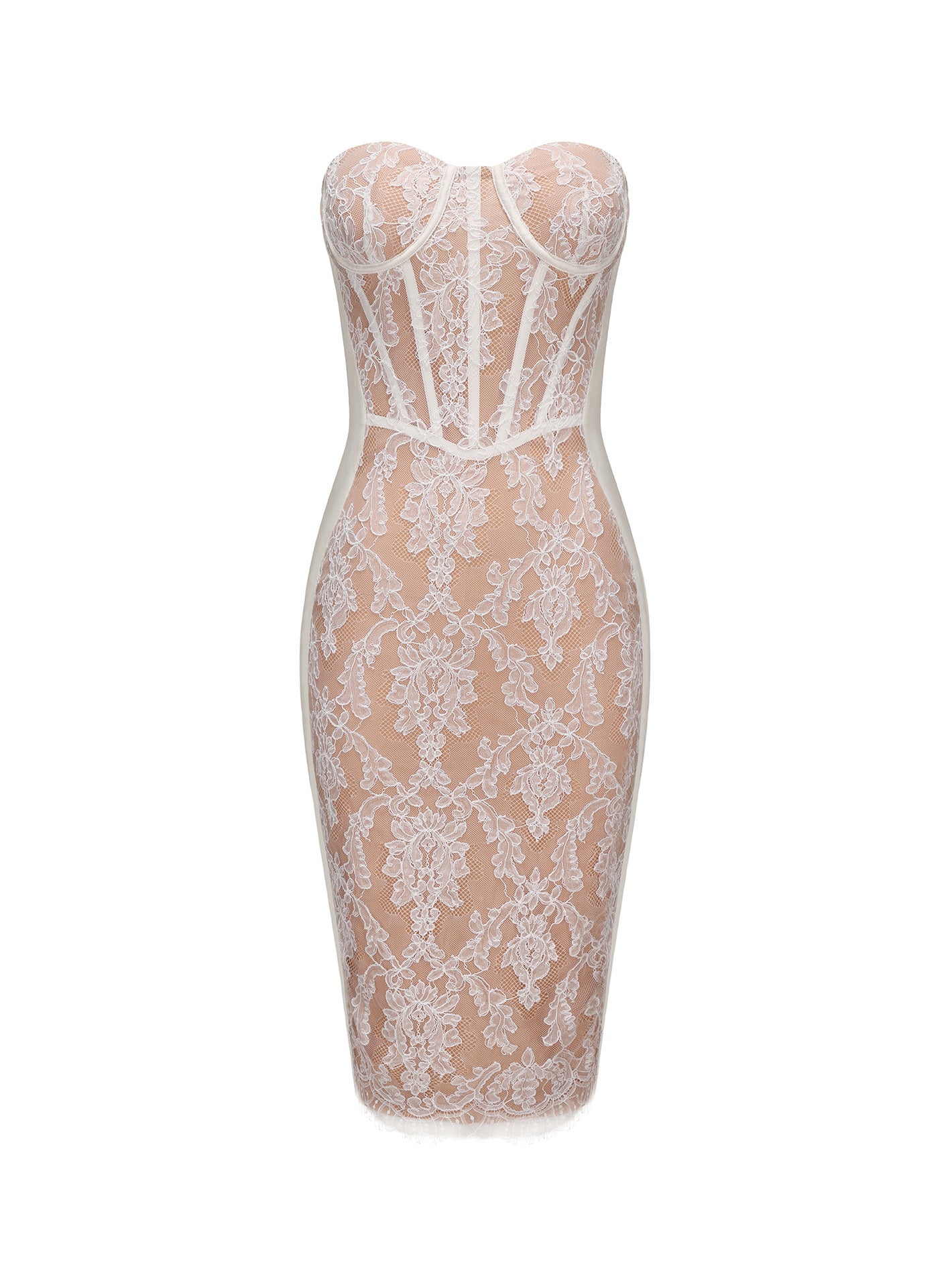 Elsa Lace Dress (White)