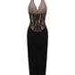 Matilda Velvet Dress (Black)