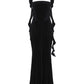 Caroline Velvet Dress (Black)