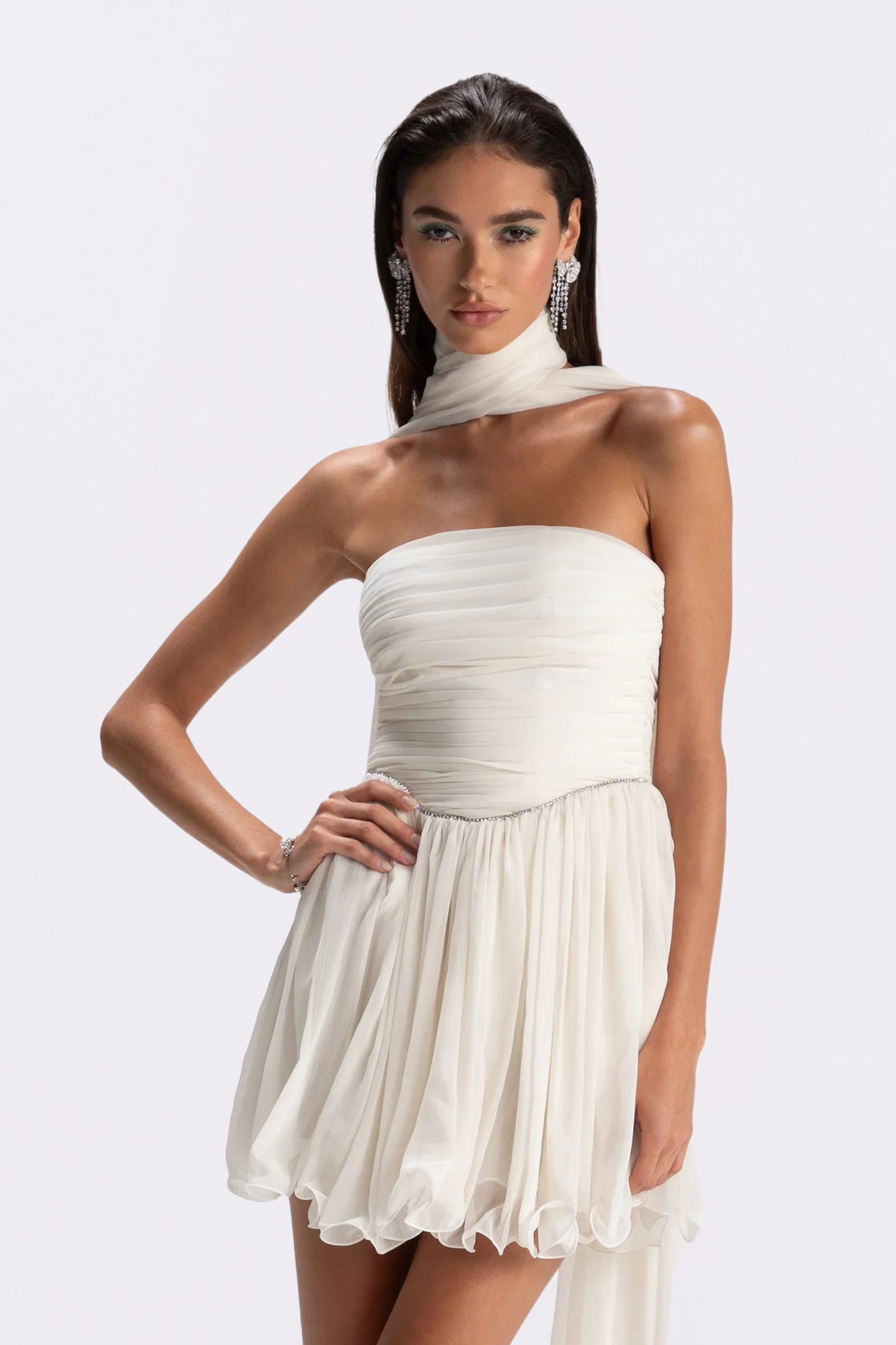 Chloe Dress (White) (Final Sale)