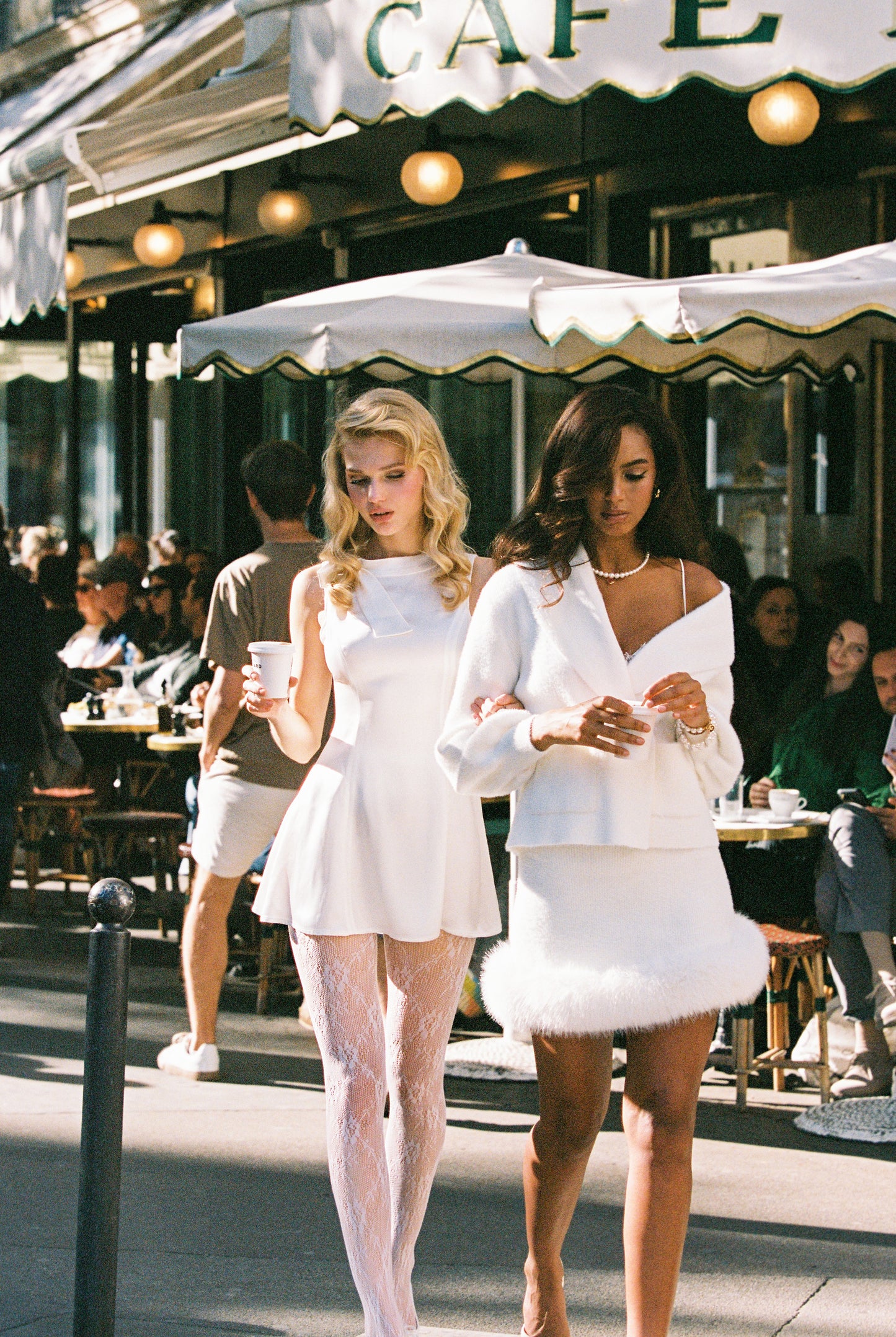 Anika Mini Skirt (White)