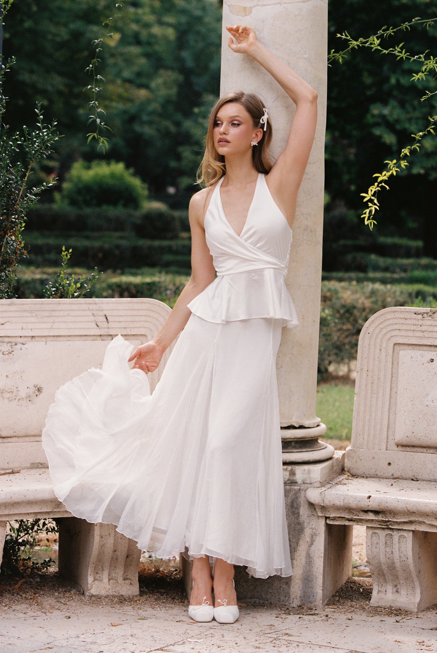 Valencia Skirt (White) (Final Sale)