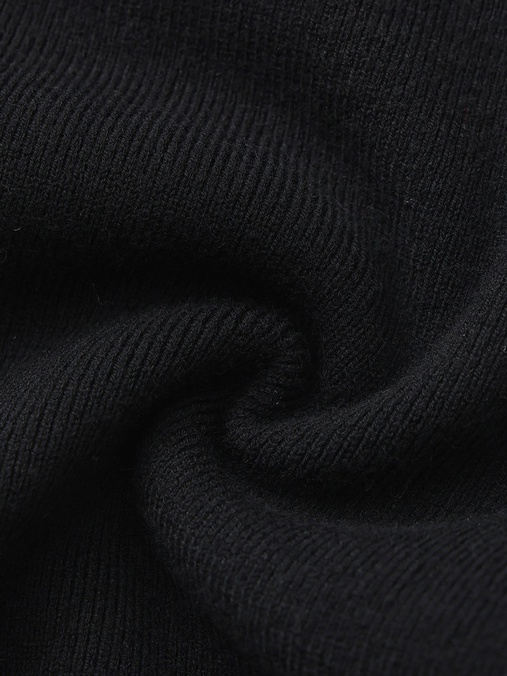 Yvette Contrast Knit Black Cardigan