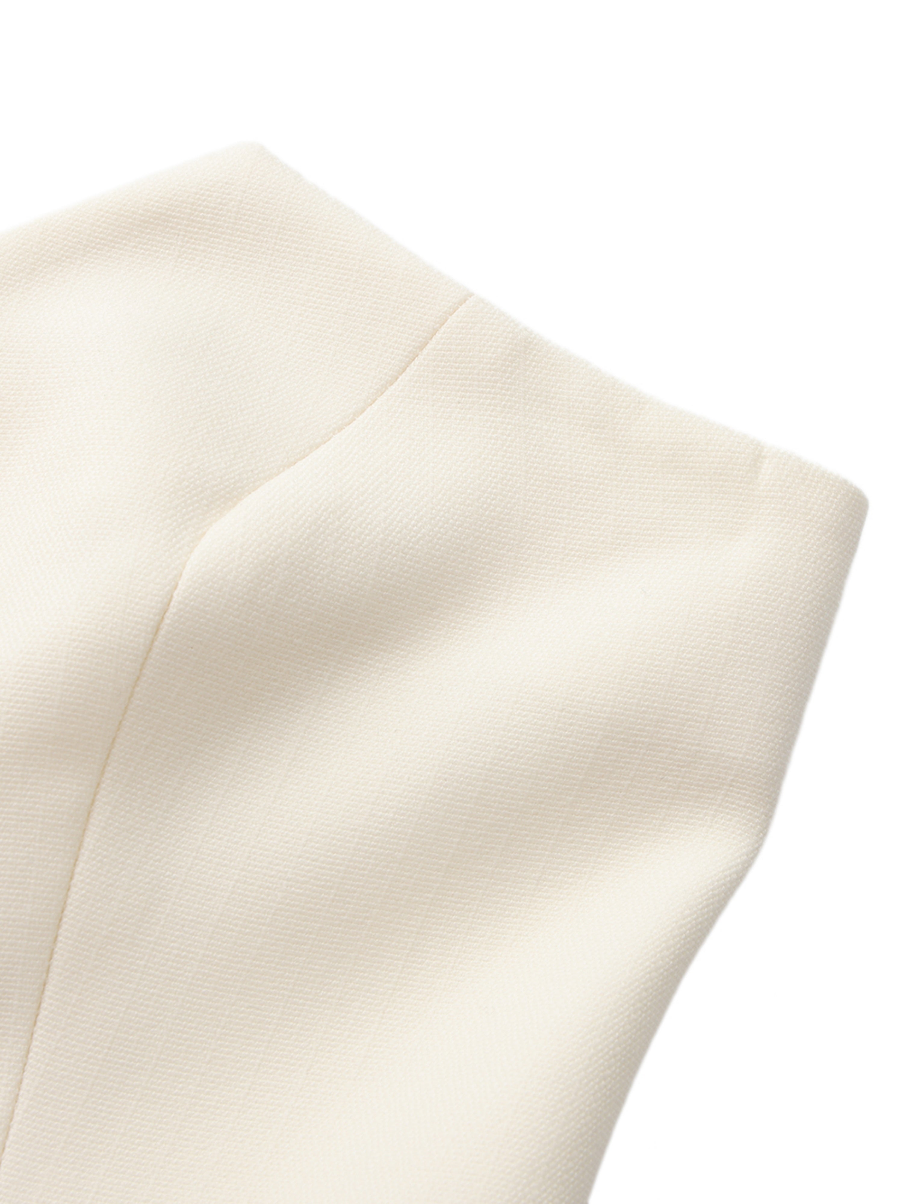 Minie Bandeau White Vest Top