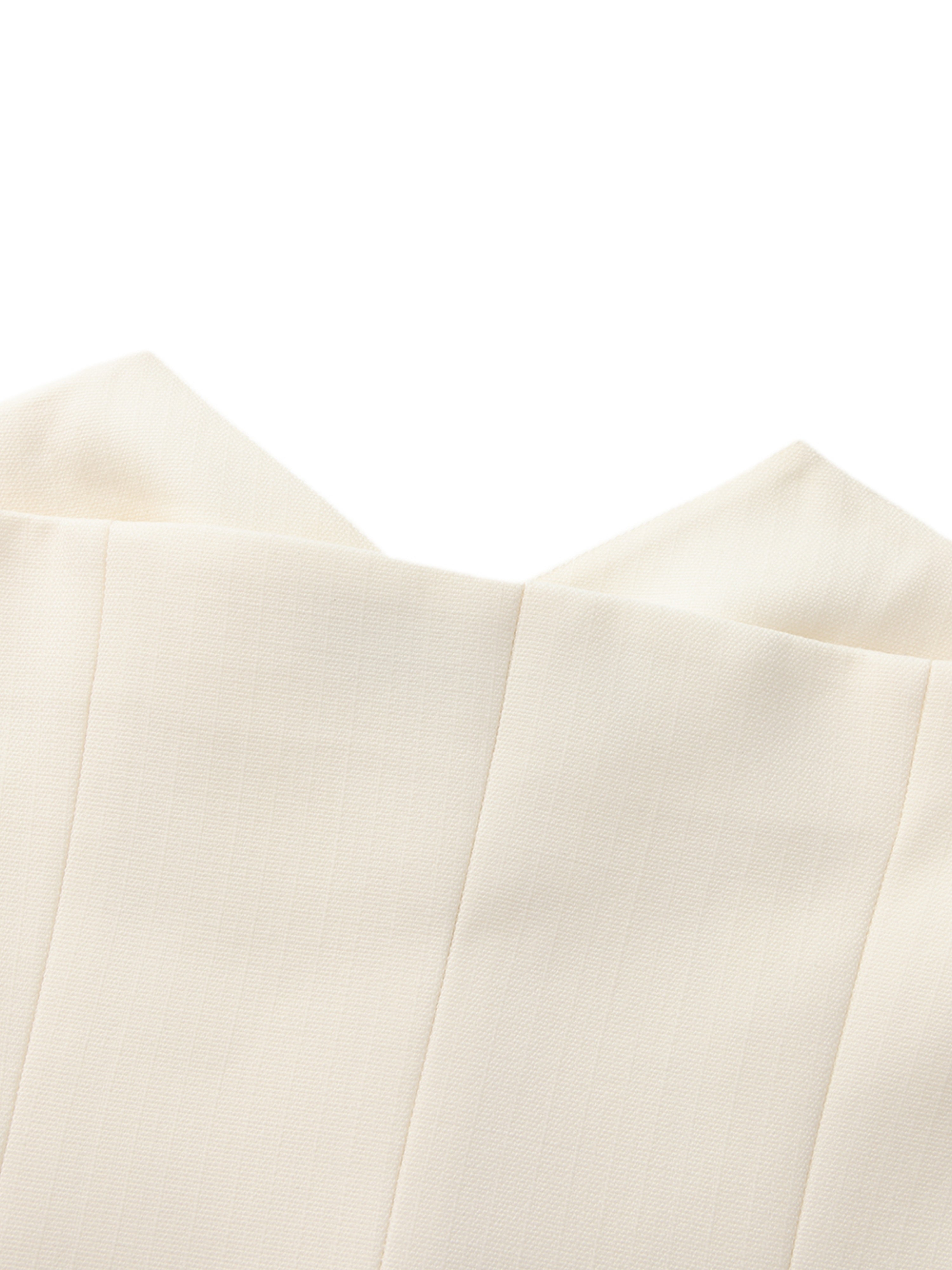Minie Bandeau White Vest Top