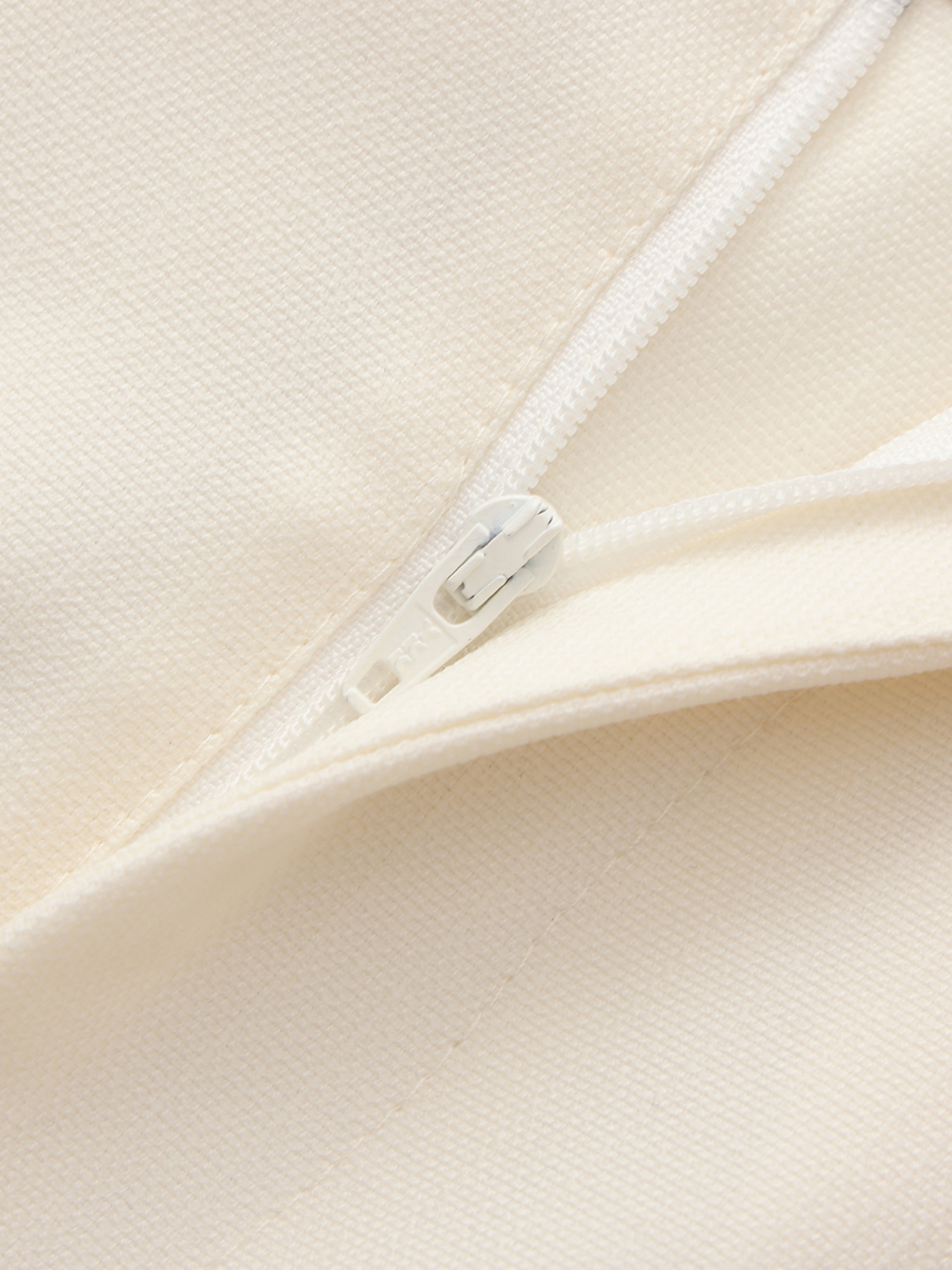 Minnie Pleated White Trousers