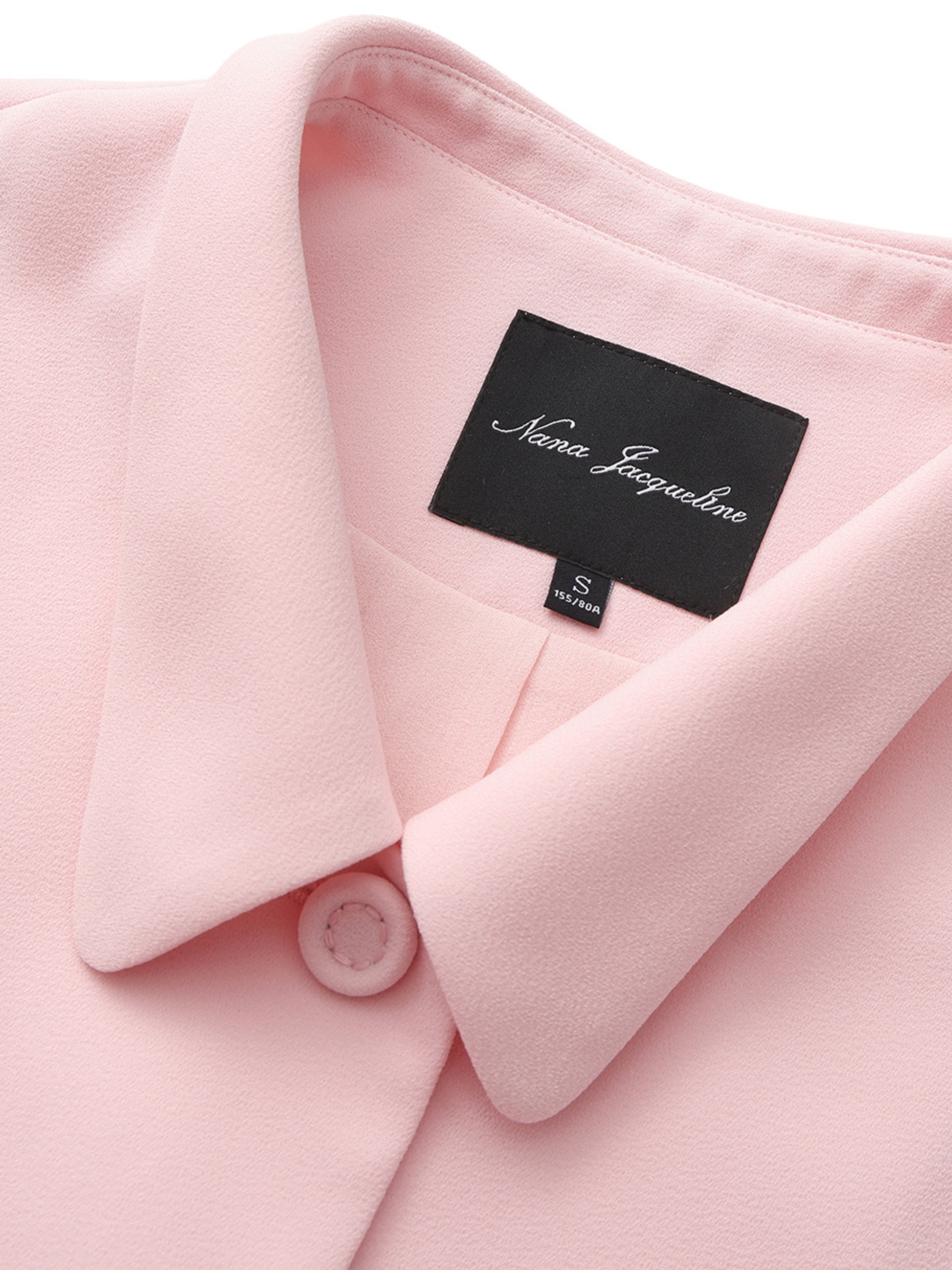 Alina Waist-Cinched Pink Top