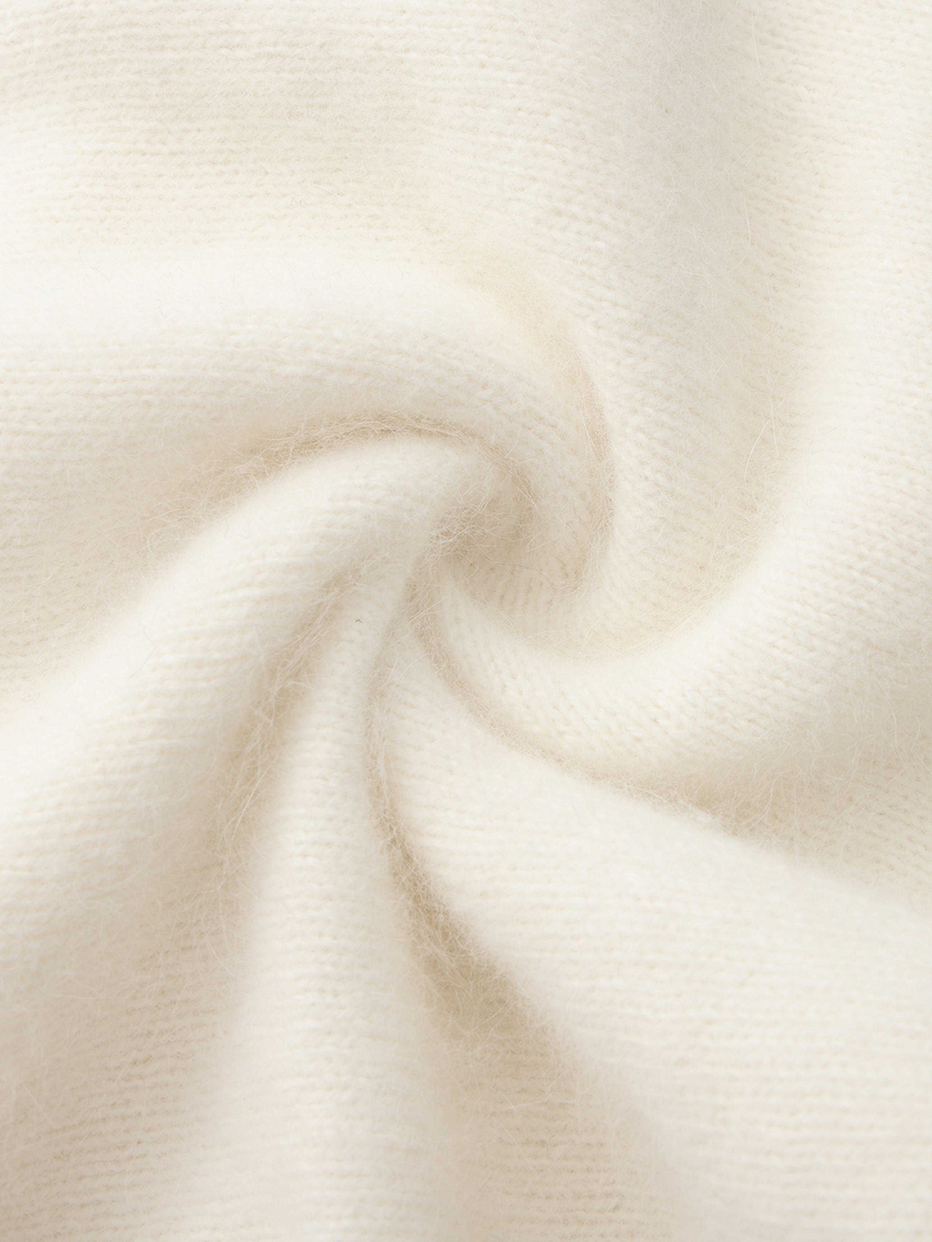 Bonnie Cinched Waist White Knit Top