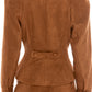 Celine Suede Coat (Brown)