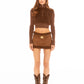 Hailey Knit Jacket (Brown)