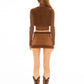 Hailey Knit Jacket (Brown)