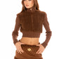 Hailey Knit Jacket (Brown)