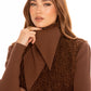 Hailey Knit Jacket (Brown)