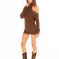 Margo Knit Dress (Brown)