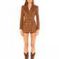 Sienne Suede Blazer (Brown)