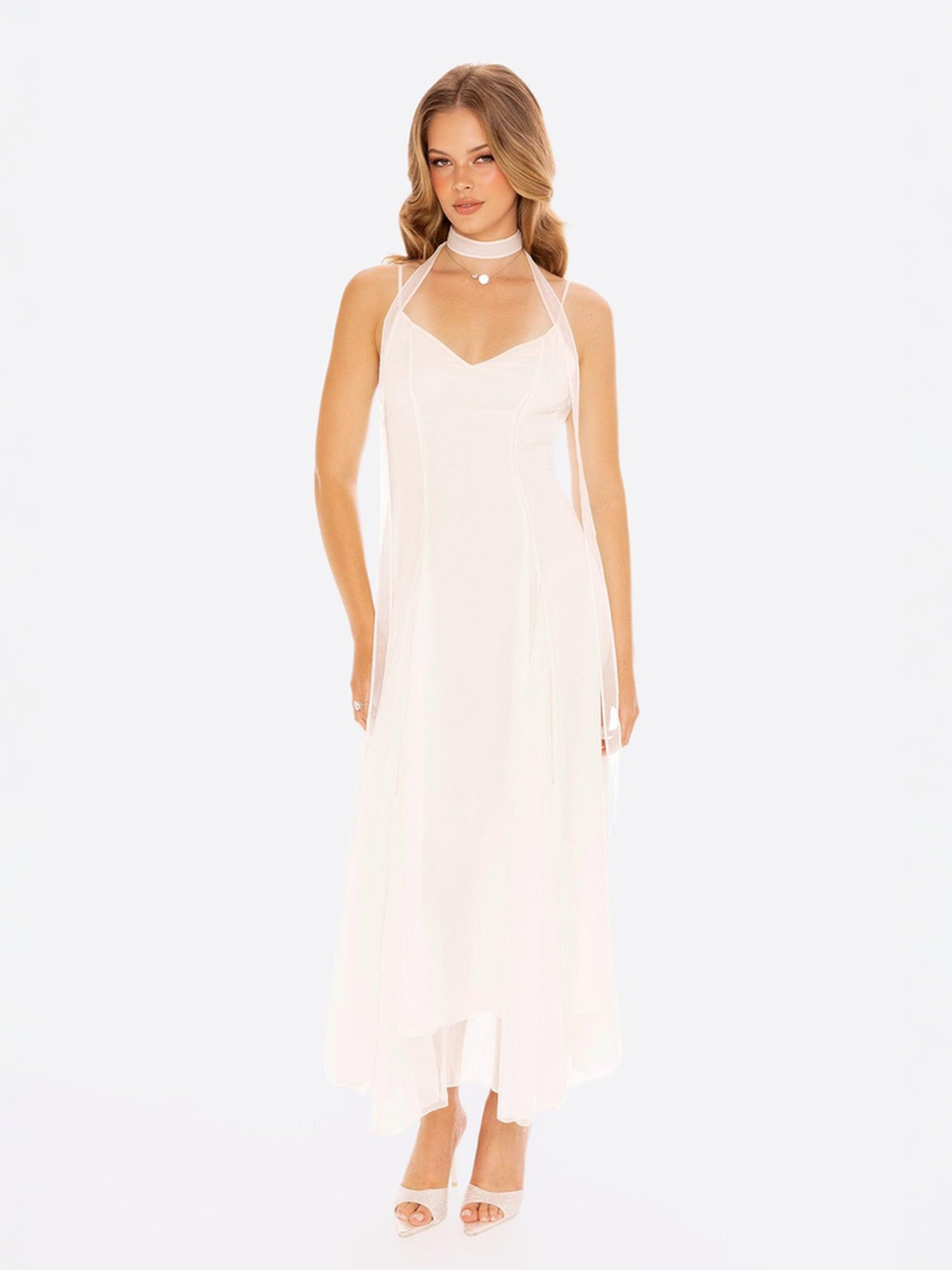 Irena Dress: White Maxi Dress for Bridal Shower | Nana Jacqueline White / XL Irena Dress: White Maxi Dress for Bridal Shower | Nana Jacqueline White / XL
