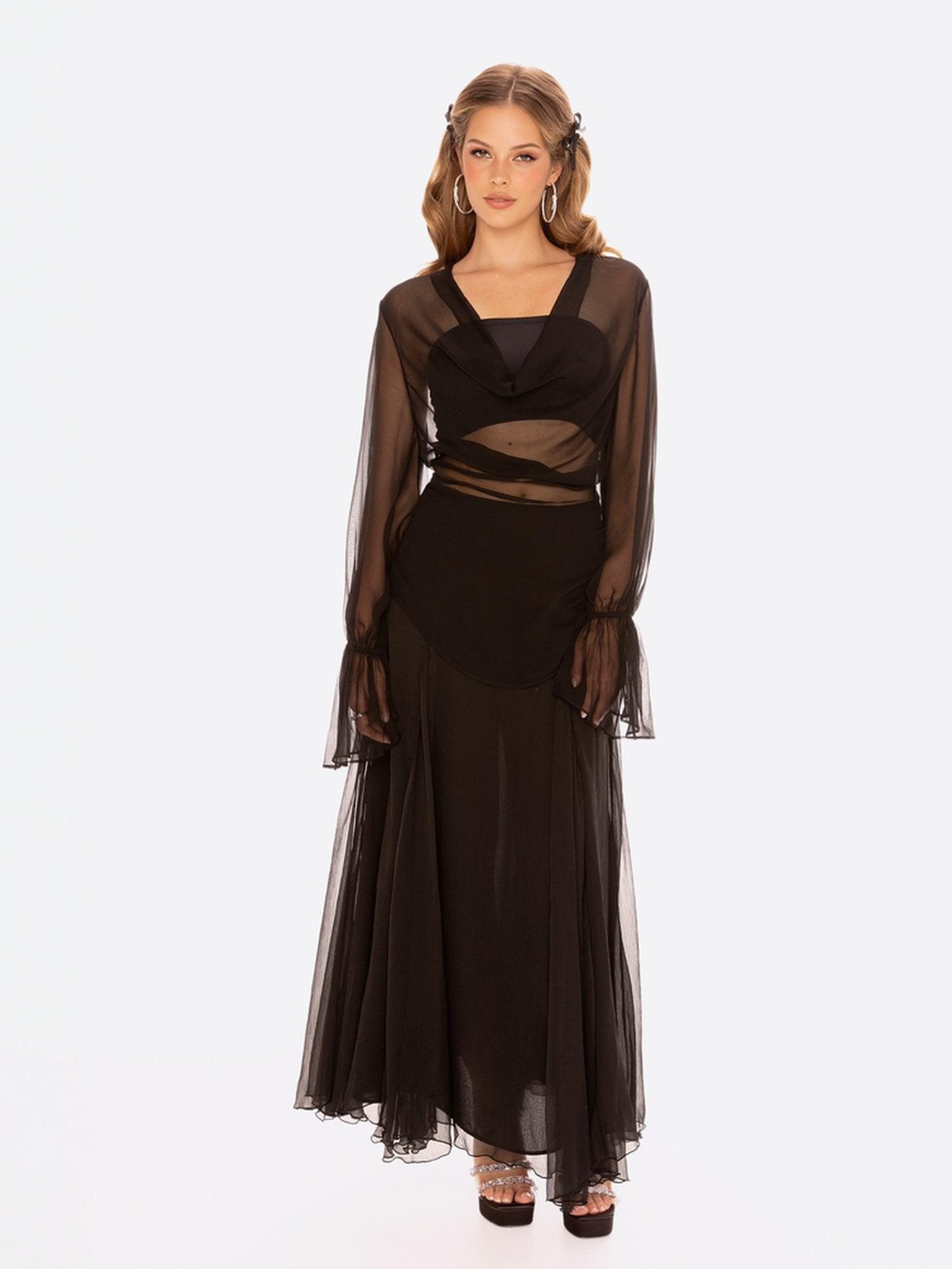 Nora Top: Black Top for Date Night | Nana Jacqueline